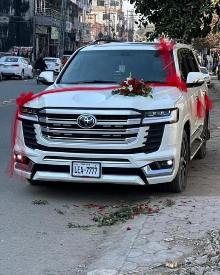 Toyota Land Cruiser 300 (LC300) – White (Wedding Decorated)